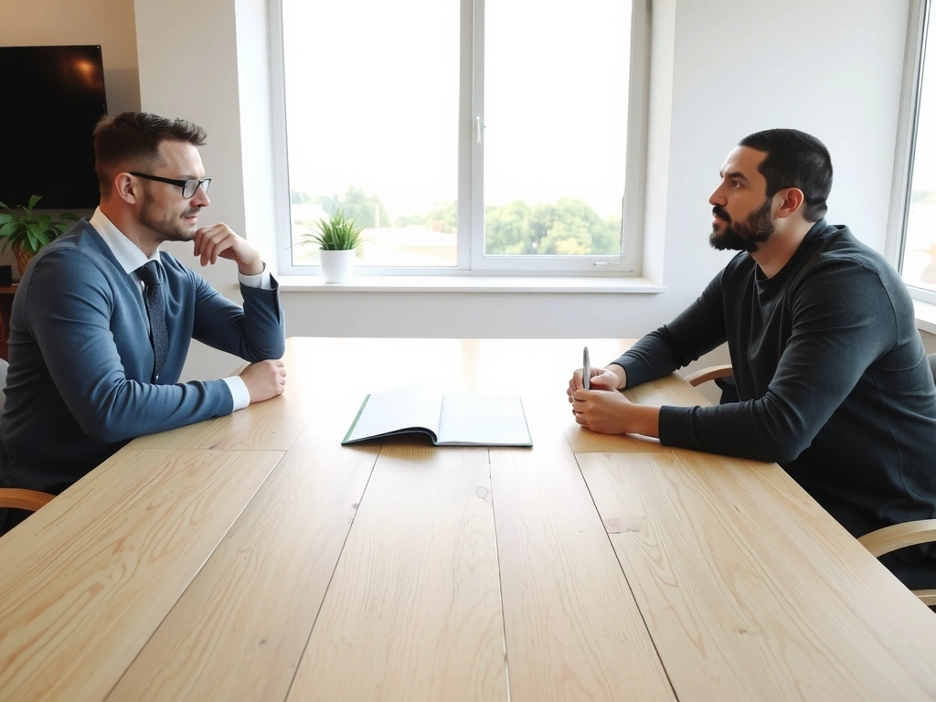 Gespräch während eines Ernährungscoachings