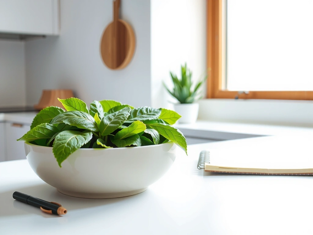 Frisches, gesundes Essen im heimischen Ambiente